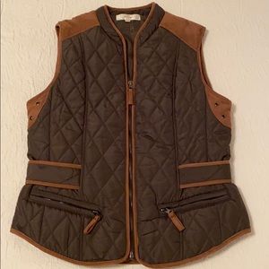 Suede lined vest